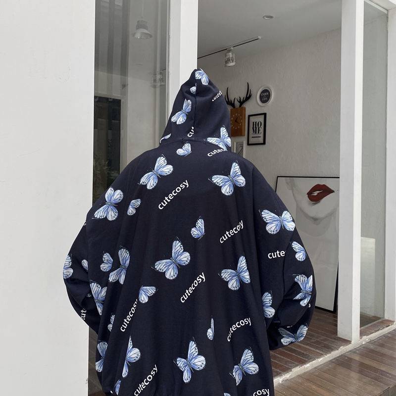 Loose Butterfly Hoodie - Women’s Clothing & Accessories - Shirts & Tops - 13 - 2024