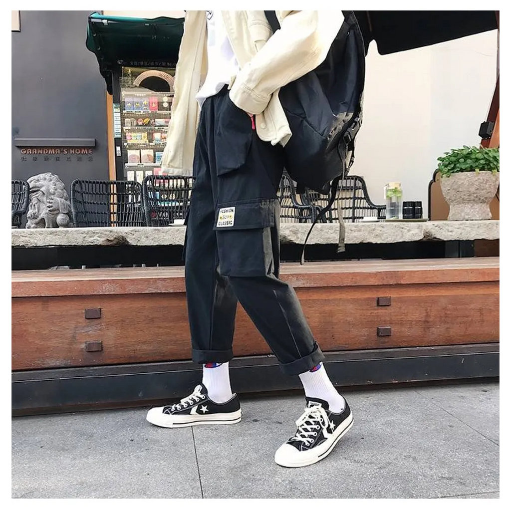 Men’s Loose Cargo Pants - Bottoms - 5