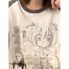 Loose Fit Cartoon Print T-Shirt Harajuku - T-Shirts - Women T-shirts - 4