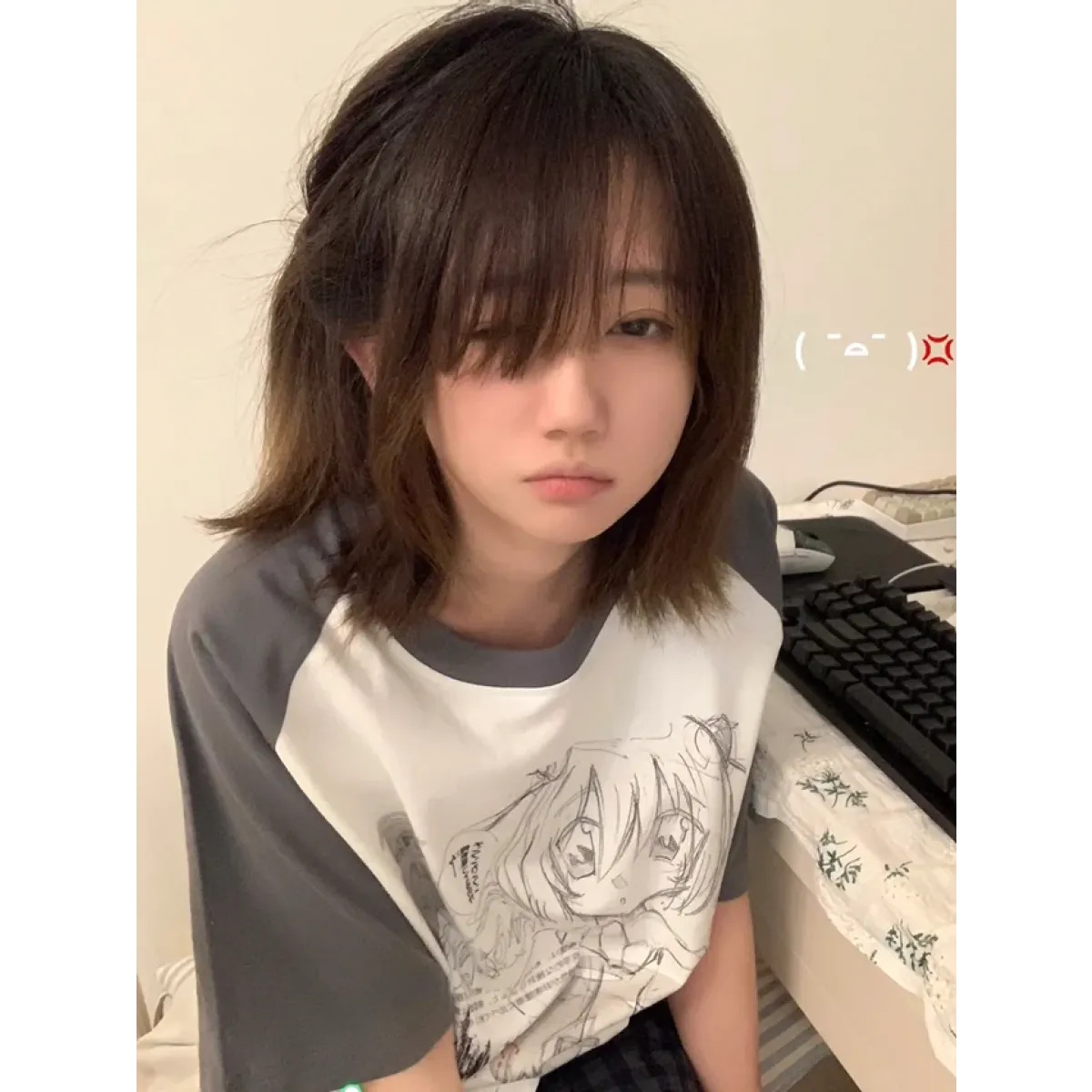 Loose Fit Cartoon Print T-Shirt Harajuku - T-Shirts - Women T-shirts - 7