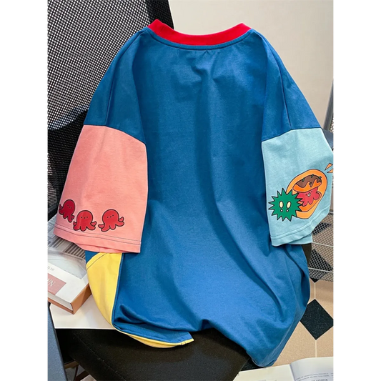 Harajuku Cartoon T-shirt Loose Fit - T-Shirts - Women T-shirts - 2