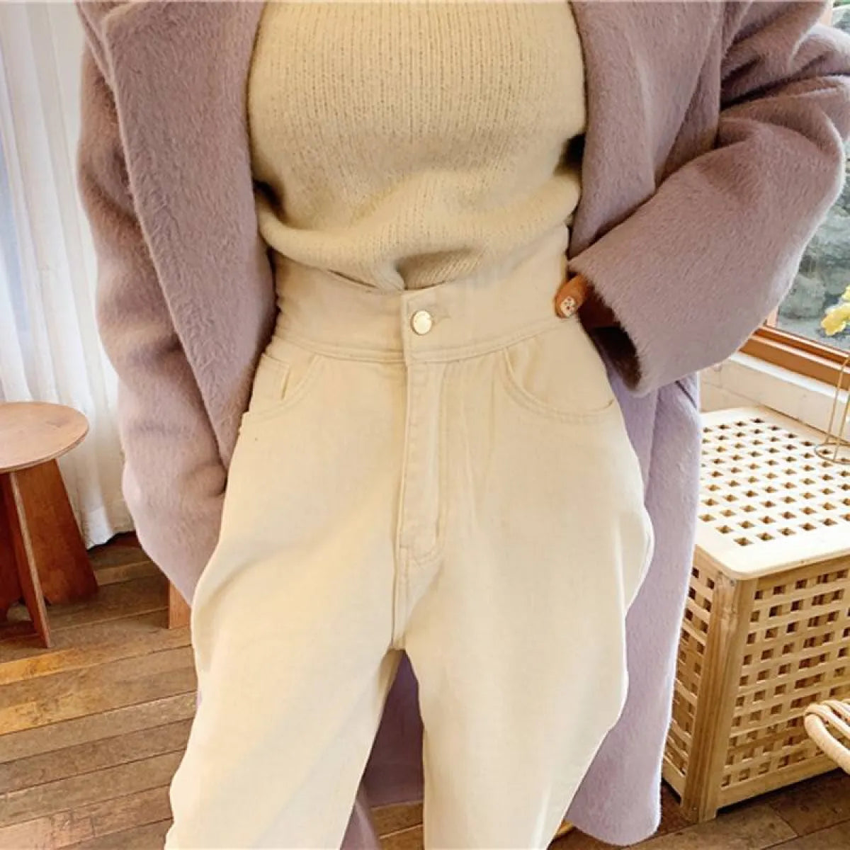 Loose Korean Jeans for Women - Bottoms - 4