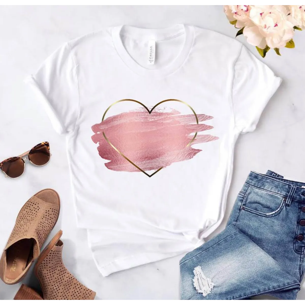 Love Graphic Ladies T - T-Shirts - 1