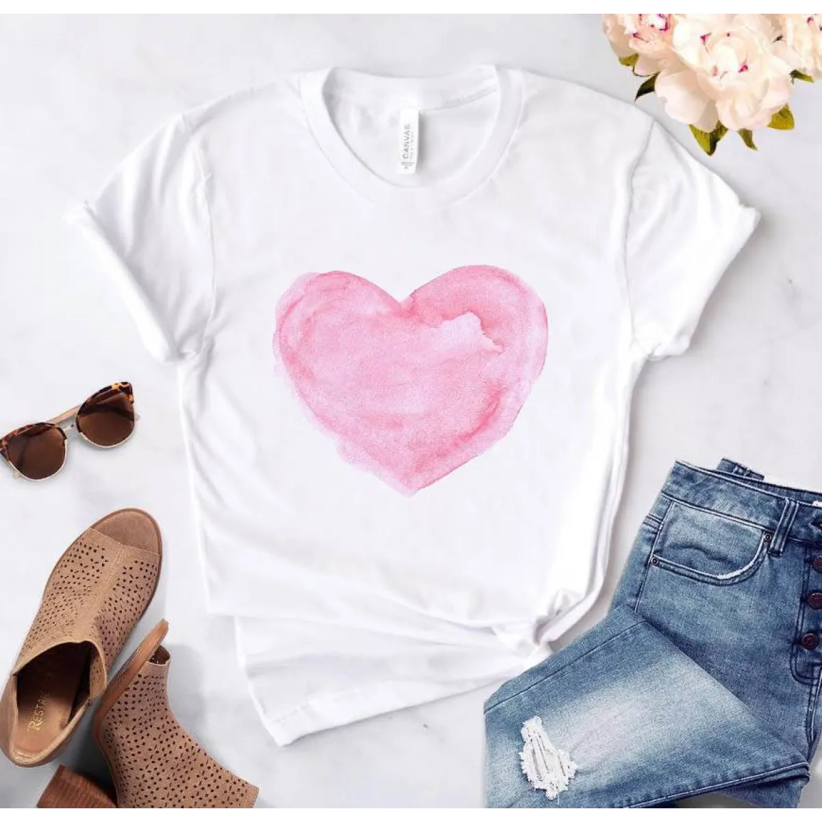 Love Graphic Ladies T - T-Shirts - 11