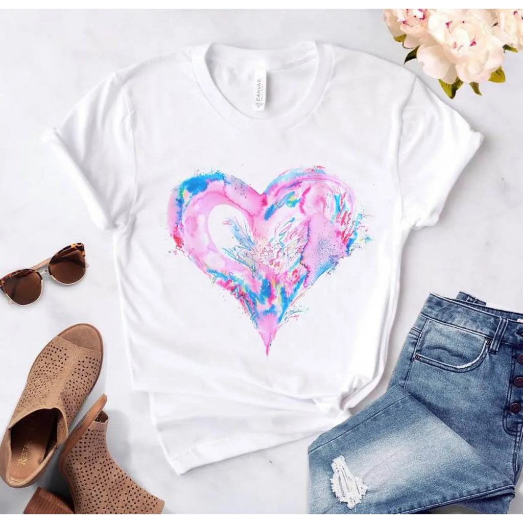 Love Graphic Ladies T - T-Shirts - 12