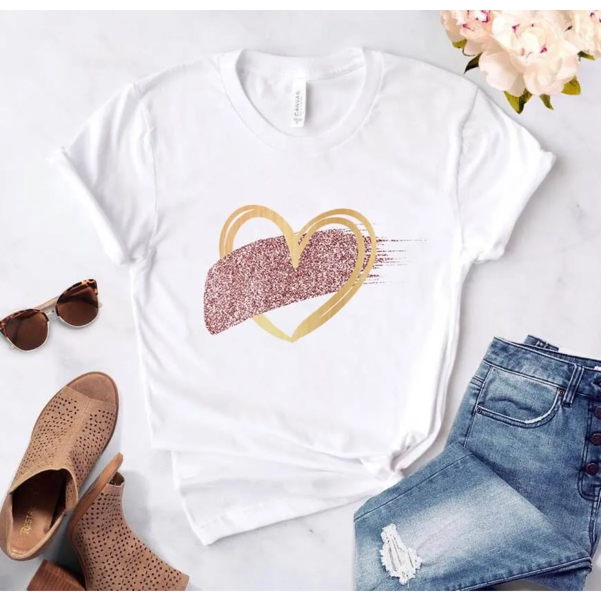 Love Graphic Ladies T - T-Shirts - 17