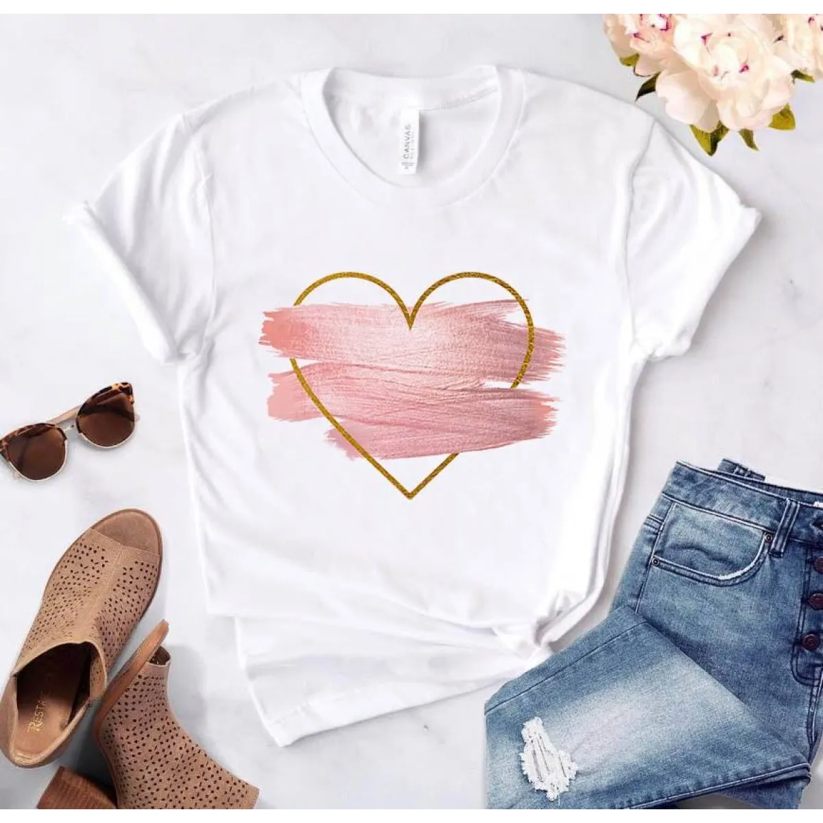Love Graphic Ladies T - T-Shirts - 19