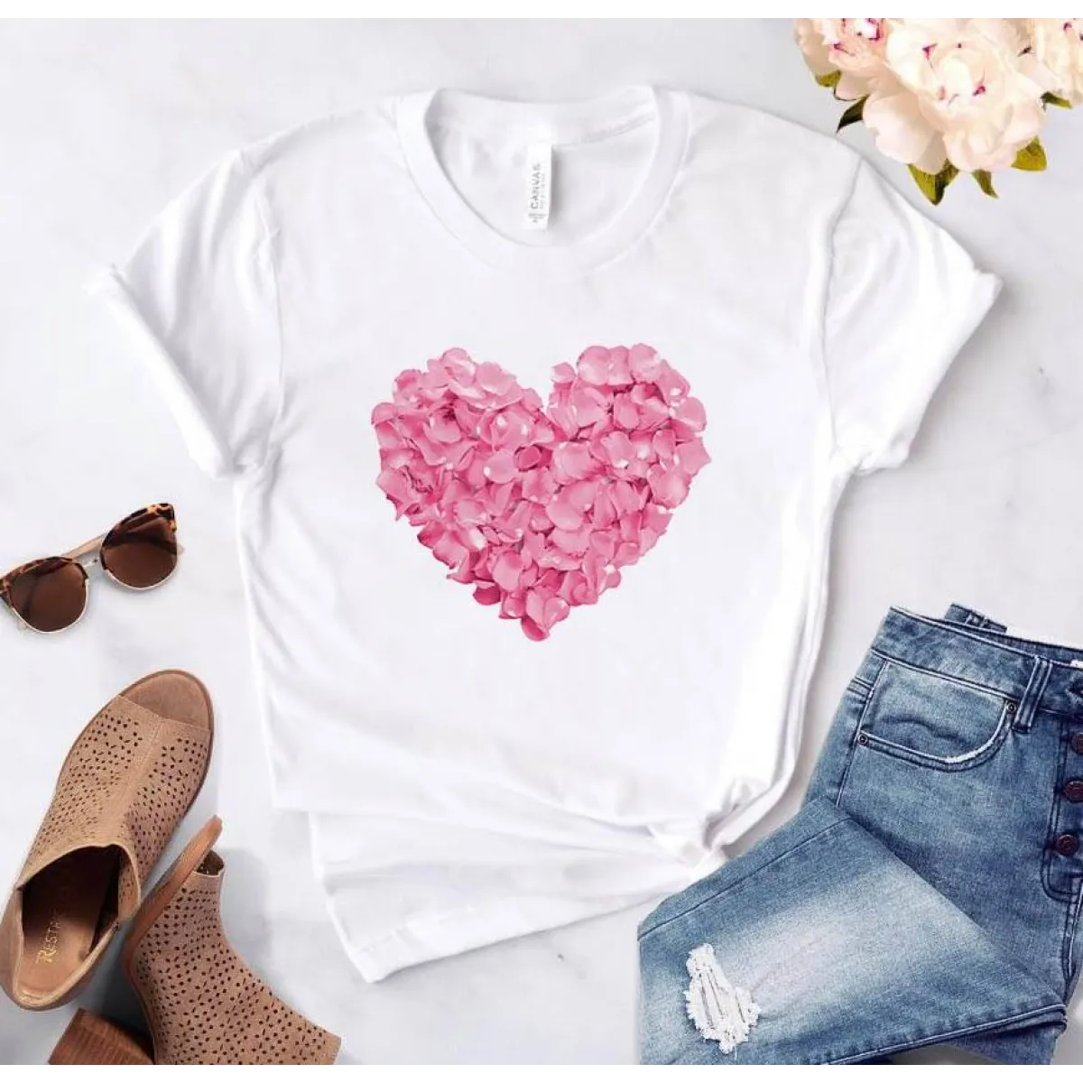 Love Graphic Ladies T - T-Shirts - 25