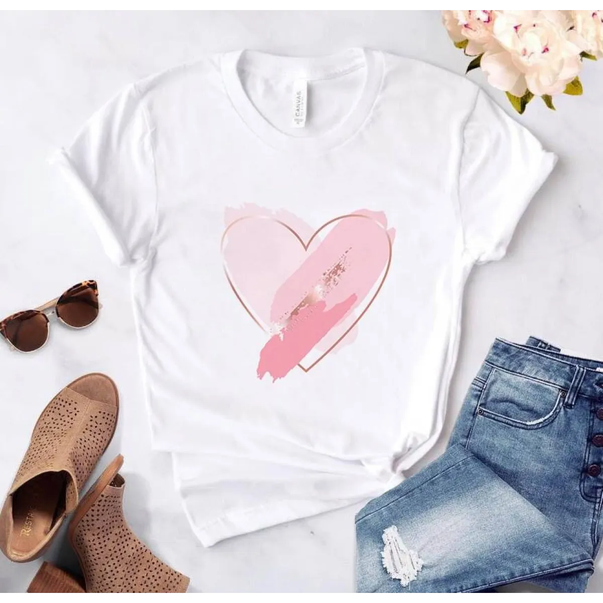 Love Graphic Ladies T - T-Shirts - 28