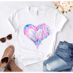 Love Graphic Ladies T - T-Shirts - 6