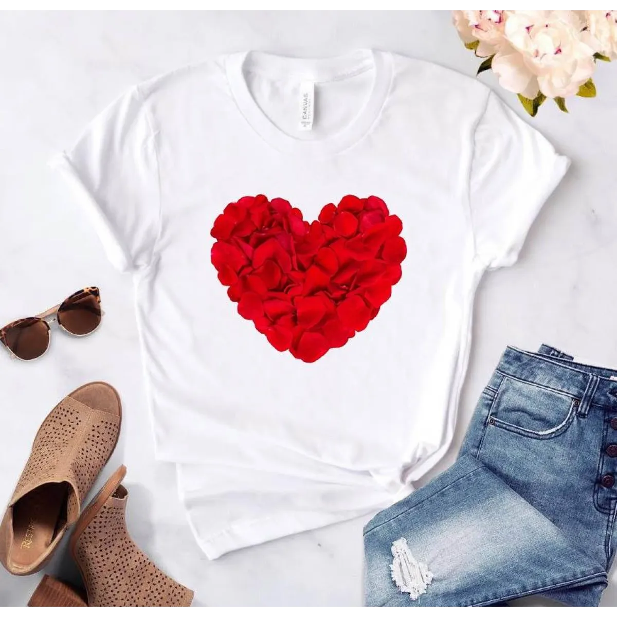 Love Graphic Ladies T - T-Shirts - 7