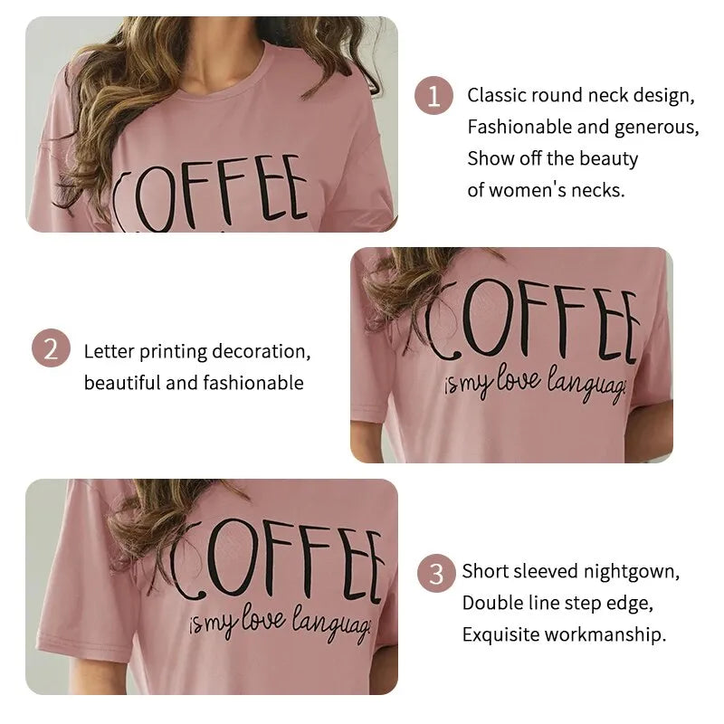 Coffee My Love Language Dress - All Dresses - Shirts & Tops - 4 - 2024