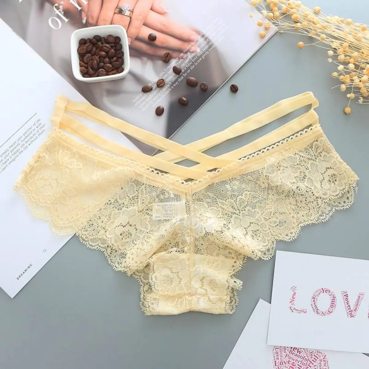 Low-Rise Panties With Cross Straps - Best Sellers - 15