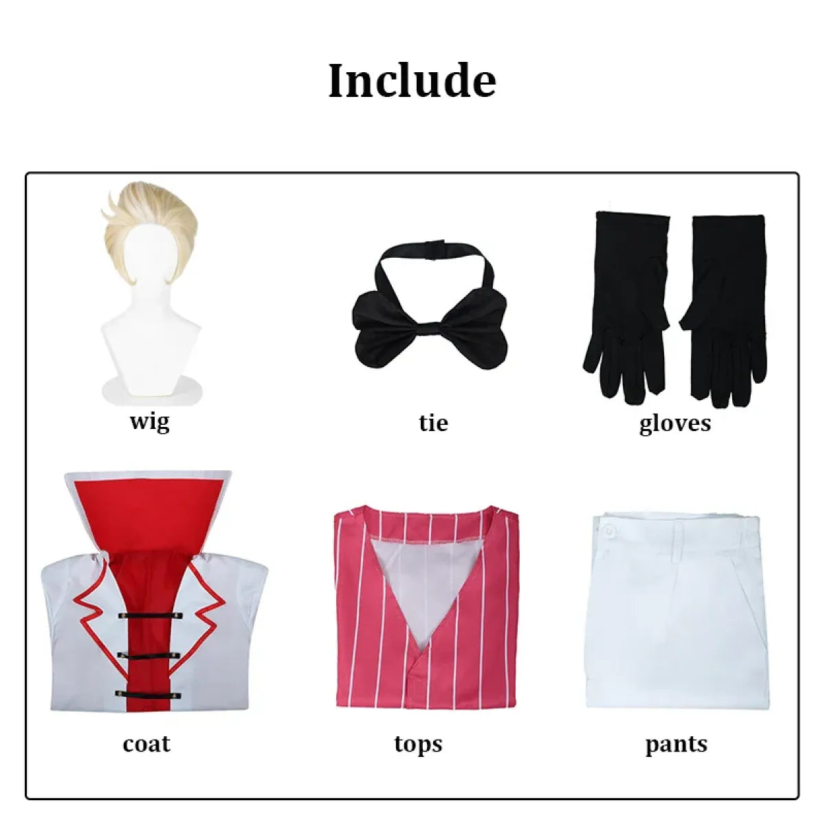 Lucifer Morningstar Hazbin Hotel Cosplay Set - Best Sellers - Cosplay - 6