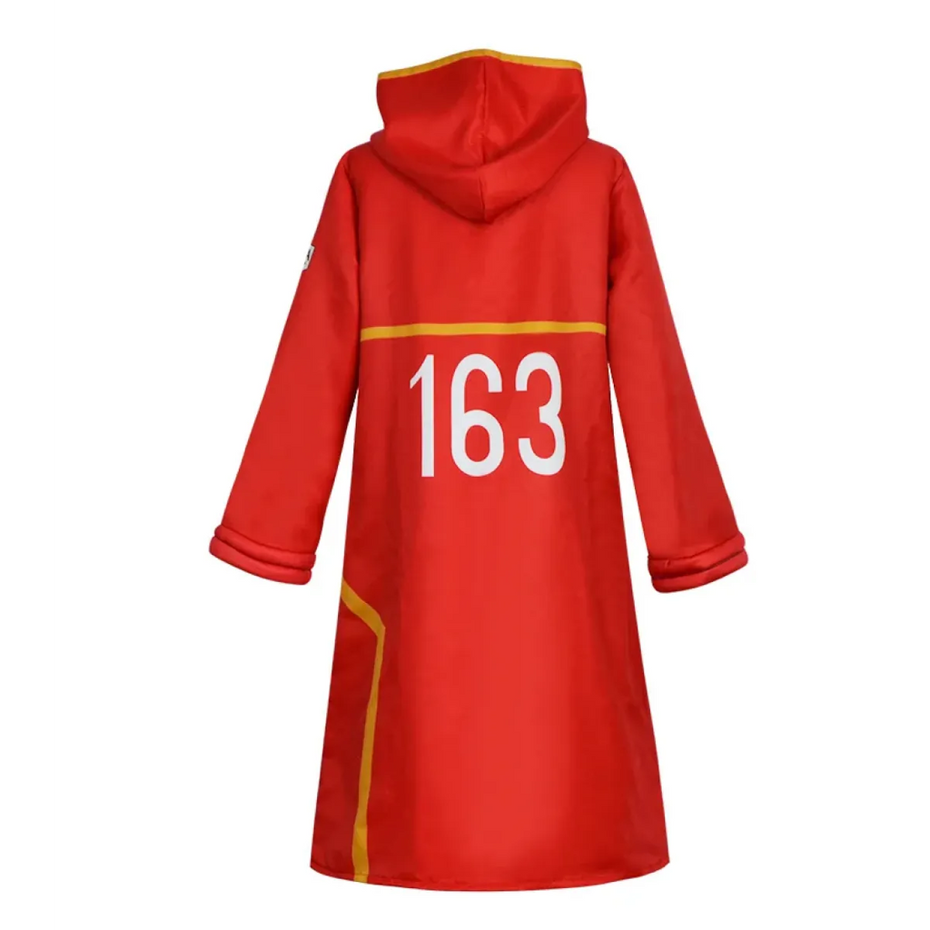 Luffy Egghead Island Cosplay – One Piece 163 Red Robe & Straw Hat Set - Cosplay - Cosplay - 4