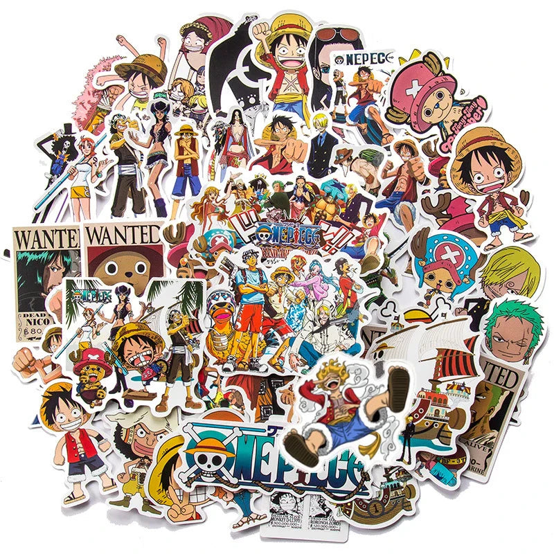 Anime Luffy One Piece Stickers - 10PCS One Piece - Anime - Decorative Stickers - 1 - 2024