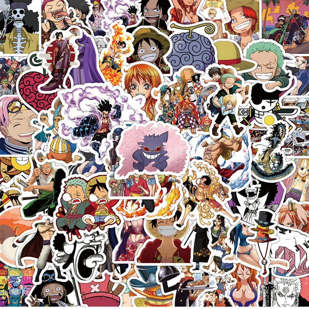 ONE PIECE Stickers - Luffy Zoro Chopper - 50pcs Style9 - Anime - Decorative Stickers - 15 - 2024