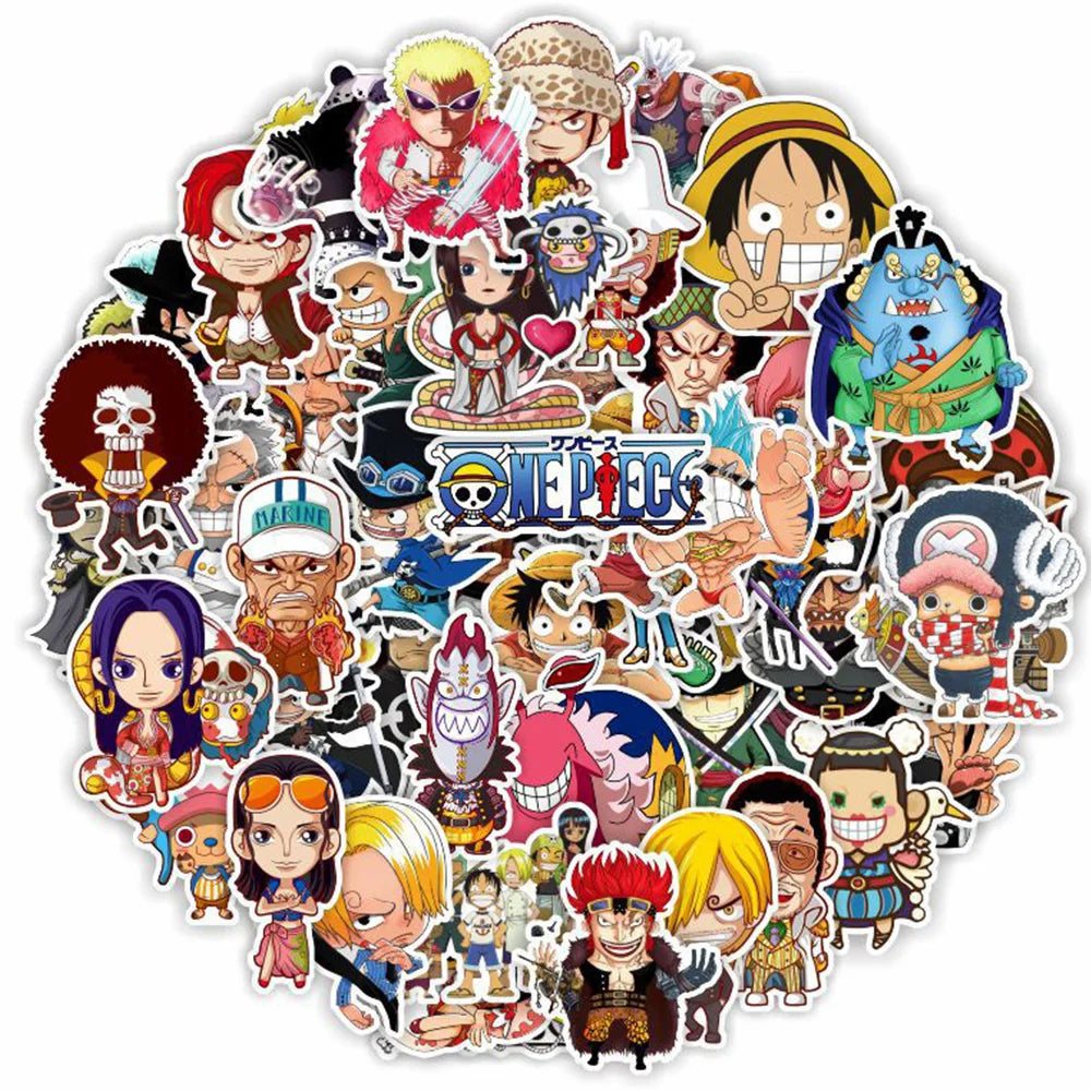 ONE PIECE Stickers - Luffy Zoro Chopper - 50pcs Style10 - Anime - Decorative Stickers - 16 - 2024