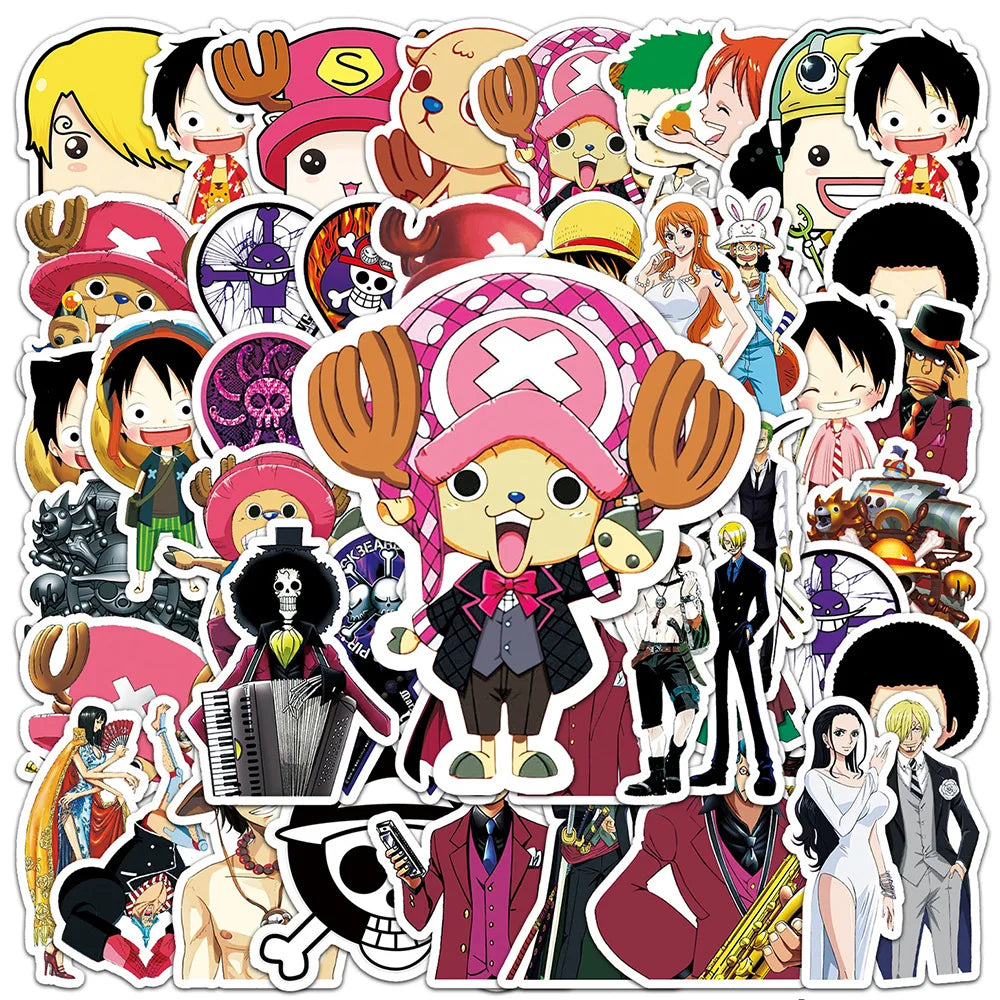 ONE PIECE Stickers - Luffy Zoro Chopper - 50pcs Style12 - Anime - Decorative Stickers - 18 - 2024