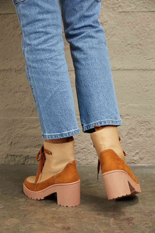 Lace Up Lug Booties - All Products - Shoes - 2 - 2024