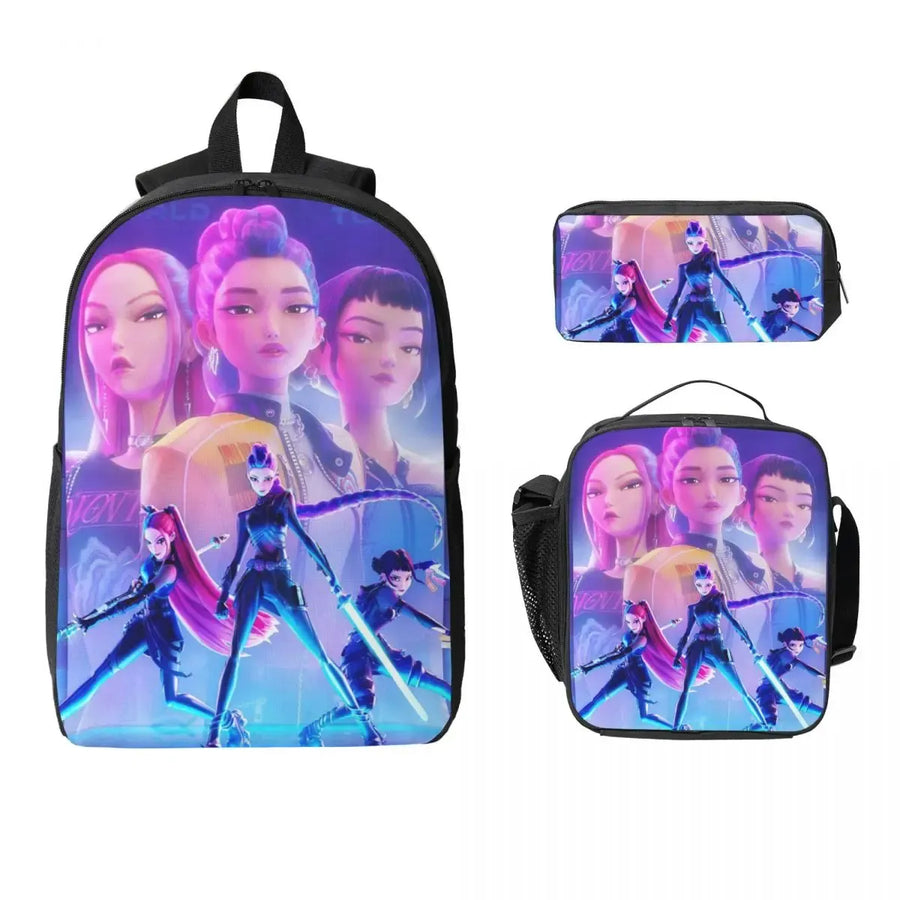 Kpop Demon Hunters 3pc School Backpack Set - Accessories - Backpack - 1