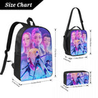 Kpop Demon Hunters 3pc School Backpack Set - Women Bags & Wallets - Backpack - 2