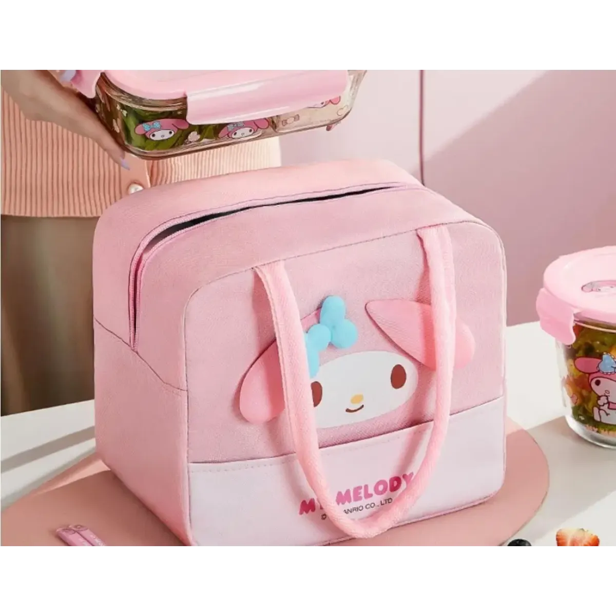 Sanrio Character Insulated Kawaii Lunch Tote - Harajuku Style - Pouch / Makeup Bag - 1