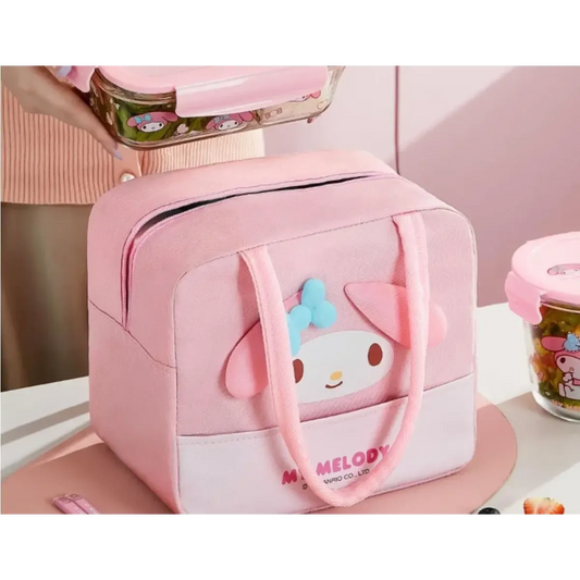 Sanrio Character Insulated Kawaii Lunch Tote - Harajuku Style - Pouch / Makeup Bag - 1