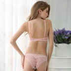 Luxurious Flowery Bra Set - Women’s Clothing & Accessories - 3