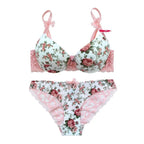 Luxurious Flowery Bra Set - Women’s Clothing & Accessories - 6