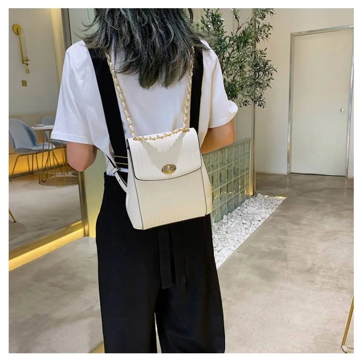 Score the Chain Detail Backpack in Luxury Design Style – Kawaii Stop