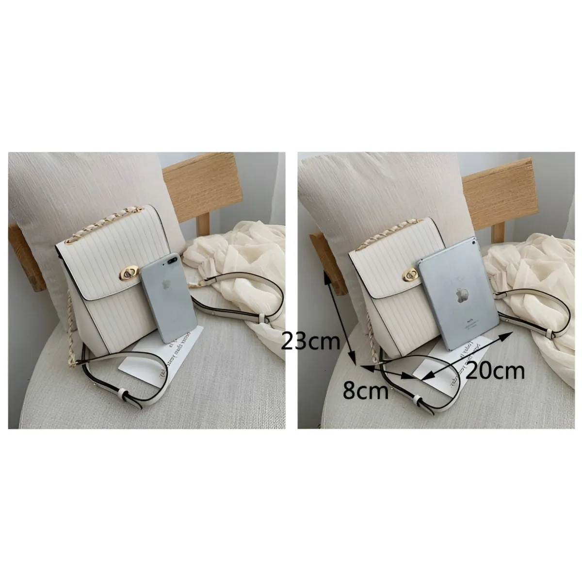 Chain Detail Backpack - Women Bags & Wallets - 8