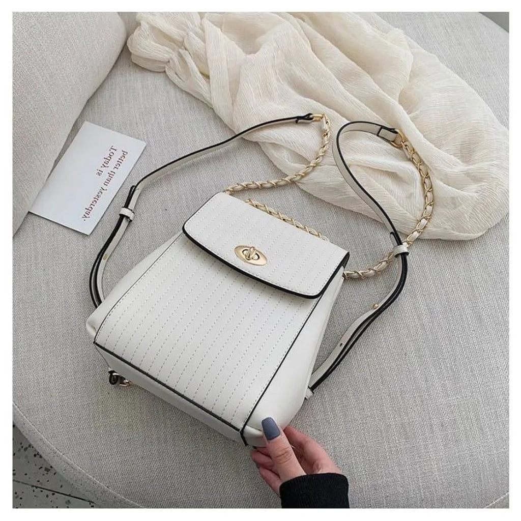 Chain Detail Backpack - Women Bags & Wallets - 19
