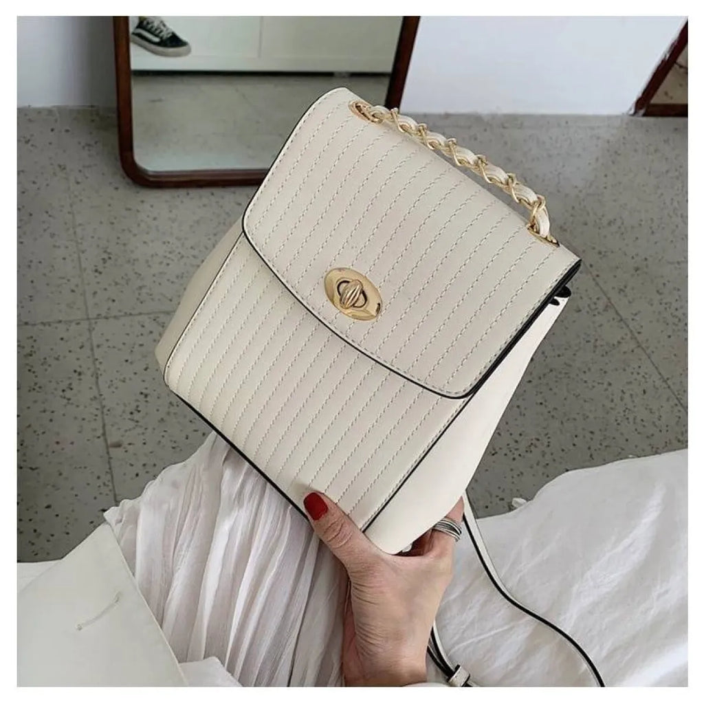 Chain Detail Backpack - Women Bags & Wallets - 21