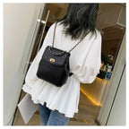 Chain Detail Backpack - Women Bags & Wallets - 16