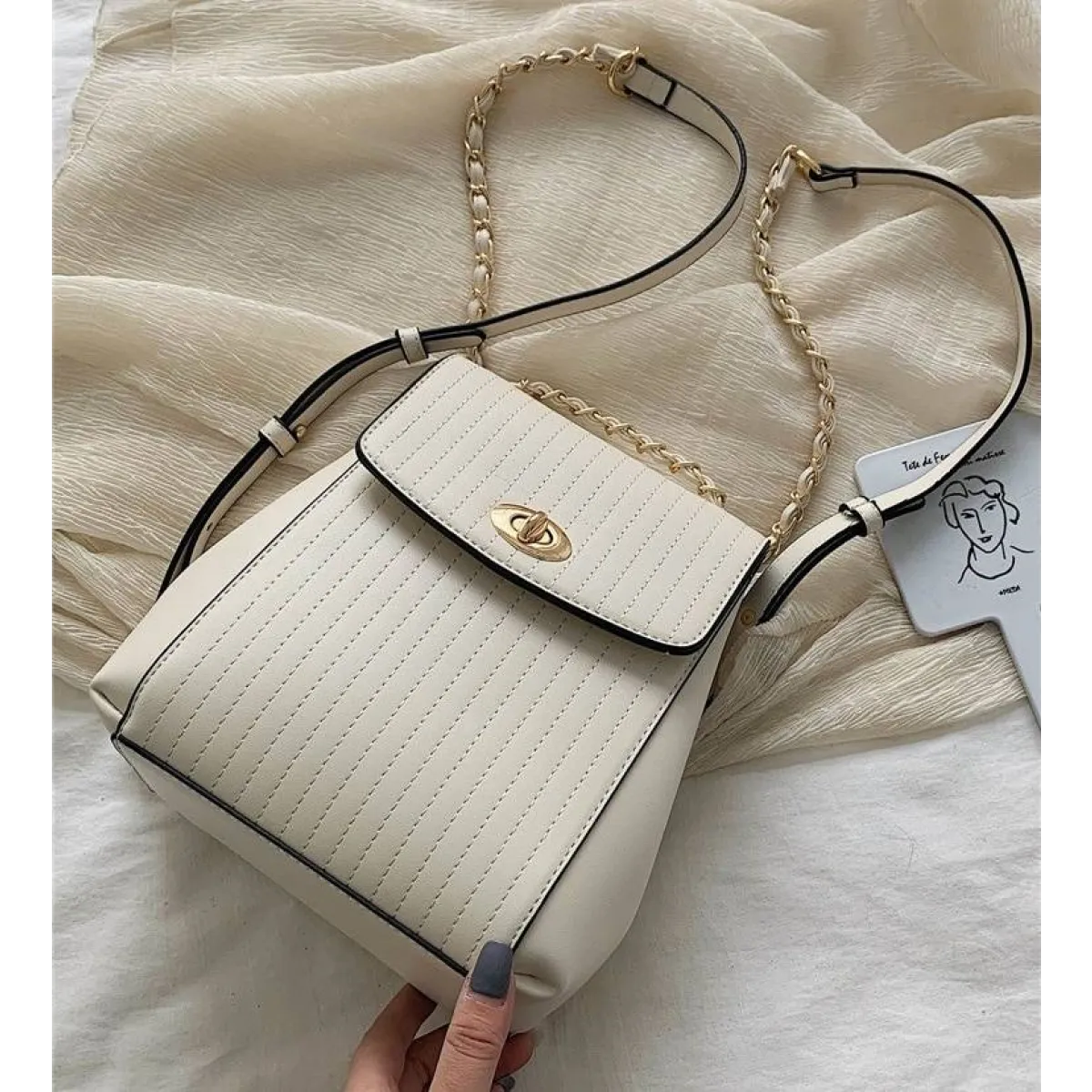 Chain Detail Backpack - Women Bags & Wallets - 1