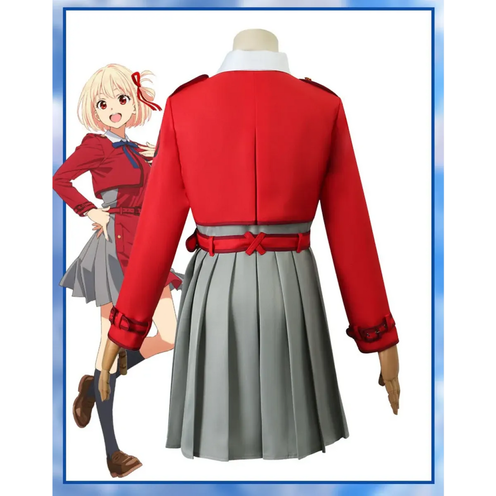 Lycoris Recoil Chisato & Takina Cosplay Dress Set - All Dresses - Cosplay - 4
