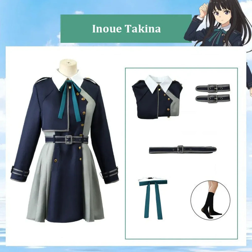 Lycoris Recoil Chisato & Takina Cosplay Dress Set - All Dresses - Cosplay - 6