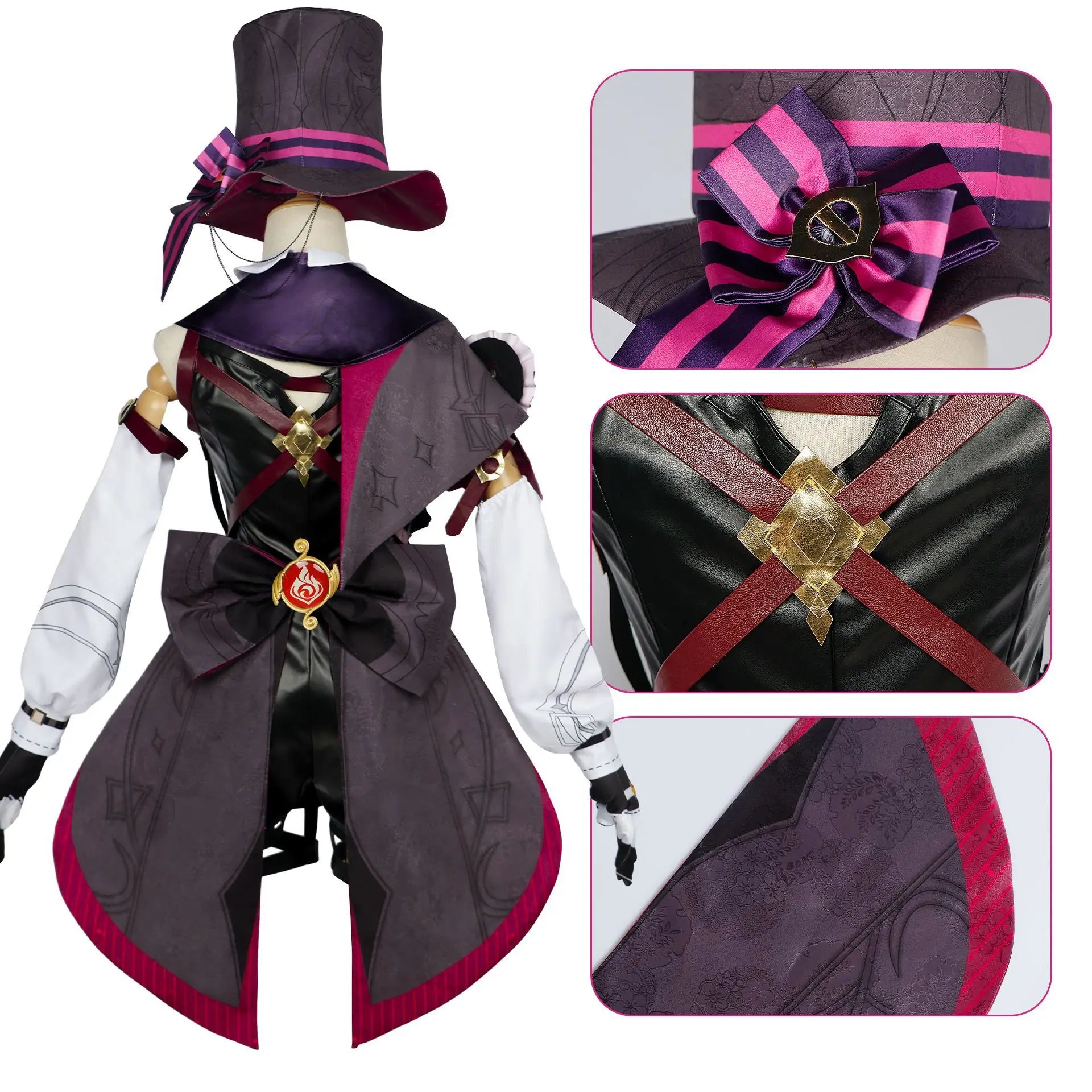 Genshin Impact Lyney Cosplay - Cosplay - Costumes - 3 - 2024