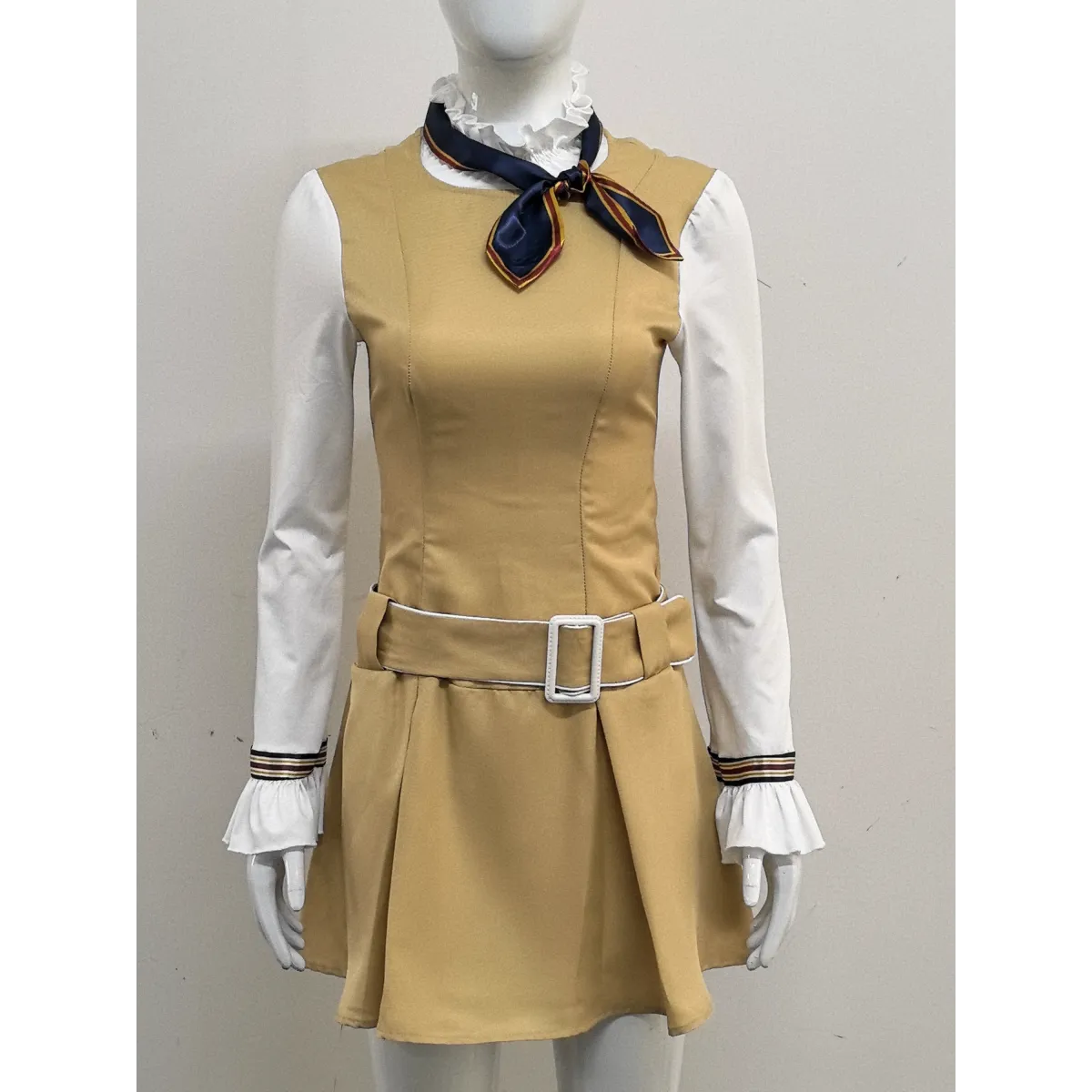 M3GAN 2.0 Cosplay Dress – Brown Uniform Set for Women & Girls - All Dresses - Sets - 7