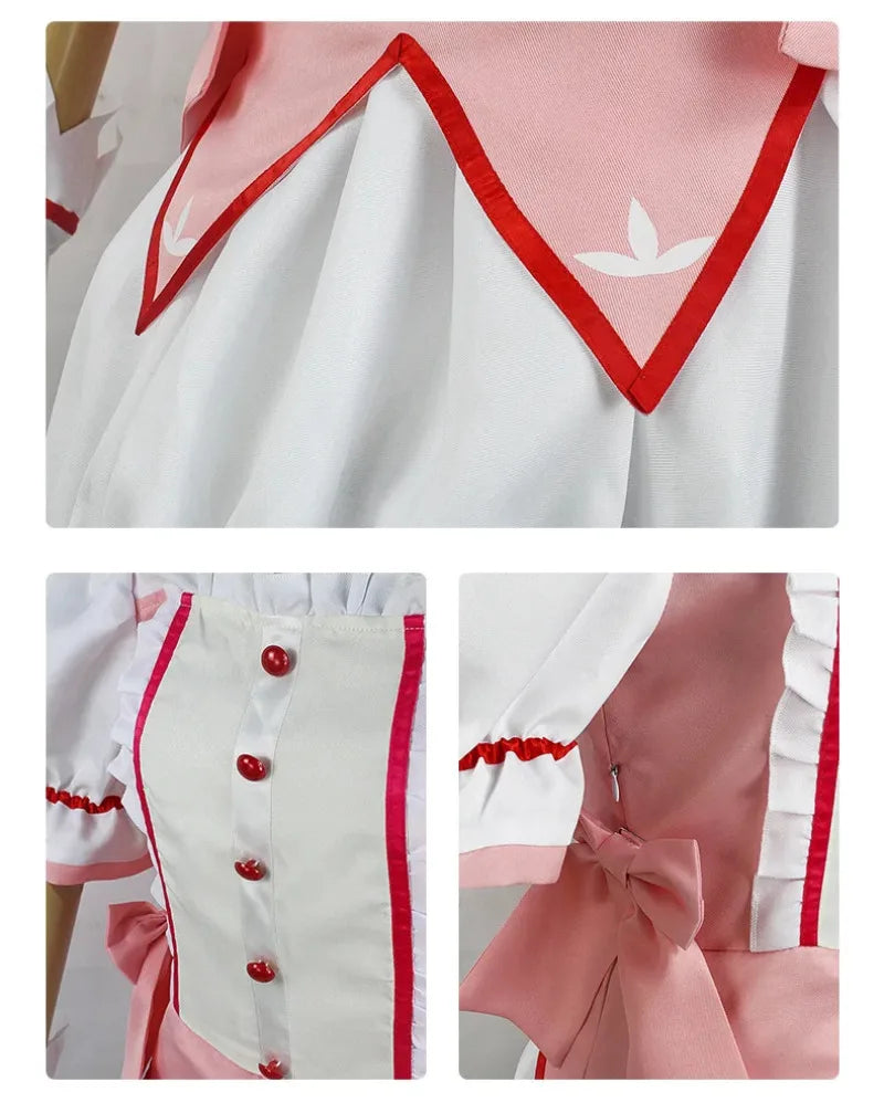 Madoka Kaname Cosplay Costume – Puella Magi Dress with Wig - All Dresses - Costumes - 2024 - 9 - Worldwide Shipping