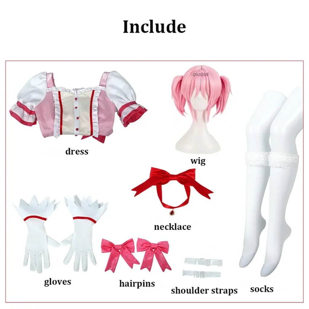 Kaname Madoka Magical Girl Cosplay Costume Set - Cosplay - Cosplay - 5