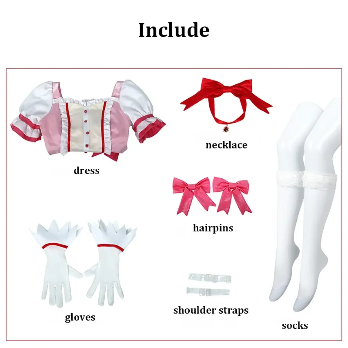 Kaname Madoka Magical Girl Cosplay Costume Set - Cosplay - Cosplay - 6