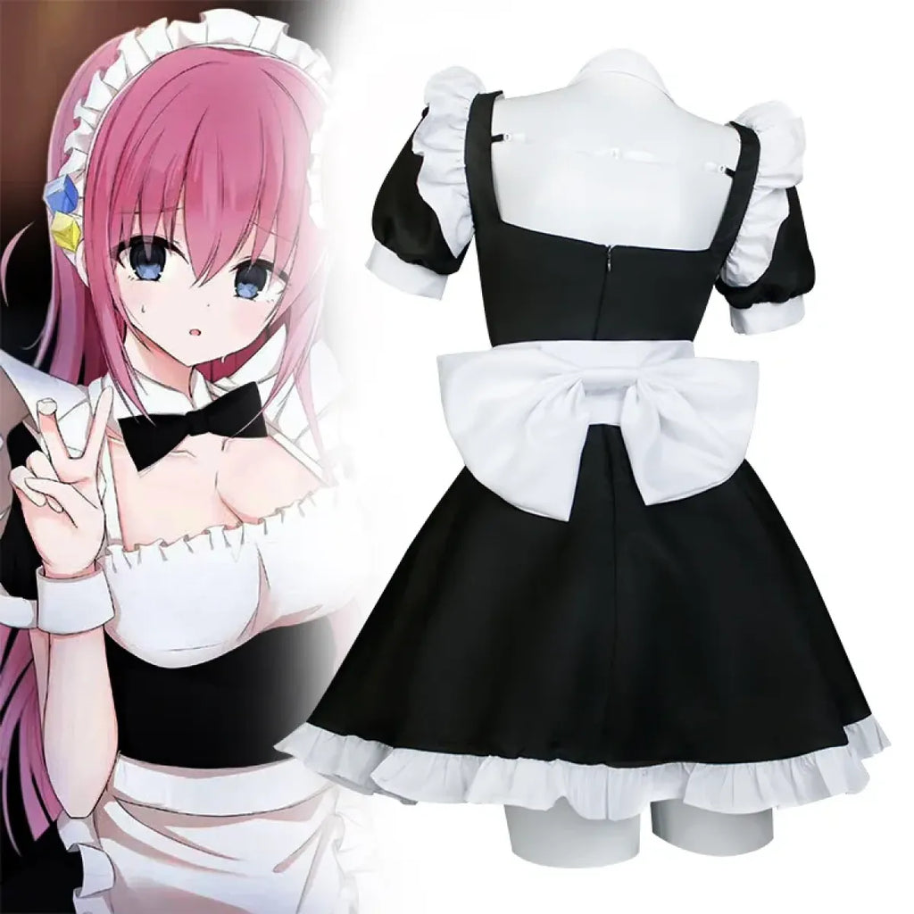 Bocchi the Rock Maid Cosplay Dress Set - All Dresses - Cosplay Outfit - 3