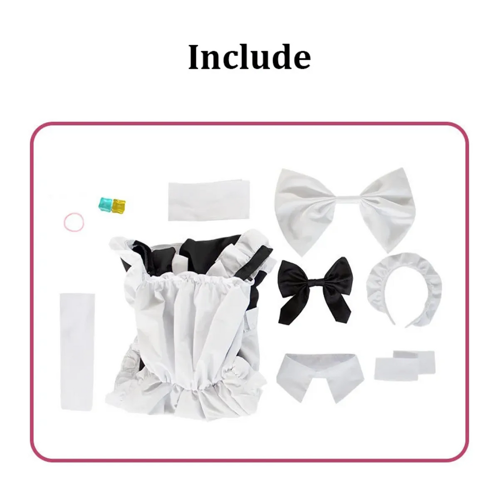 Bocchi the Rock Maid Cosplay Dress Set - All Dresses - Cosplay Outfit - 4