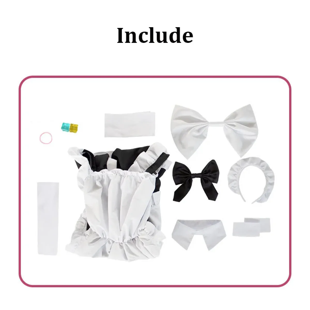 Bocchi the Rock Maid Cosplay Dress Set - All Dresses - Cosplay Outfit - 4