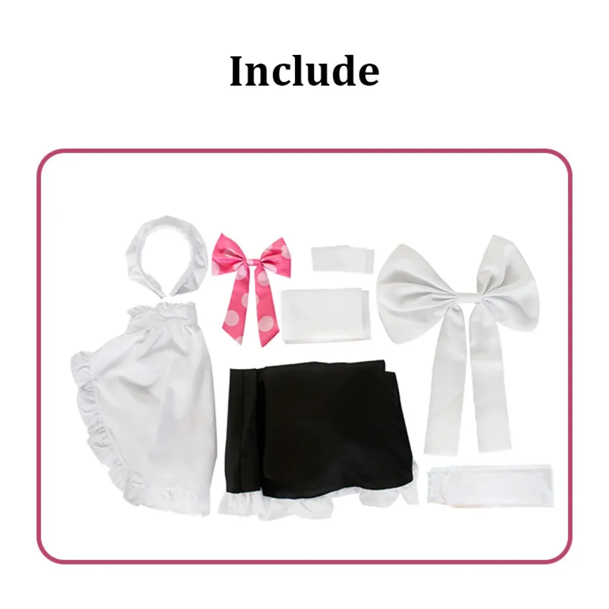 Bocchi the Rock Maid Cosplay Dress Set - All Dresses - Cosplay Outfit - 5