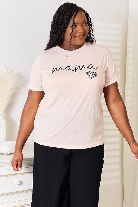 MAMA Heart Graphic T-Shirt - T-Shirts - Shirts & Tops - 5 - 2024