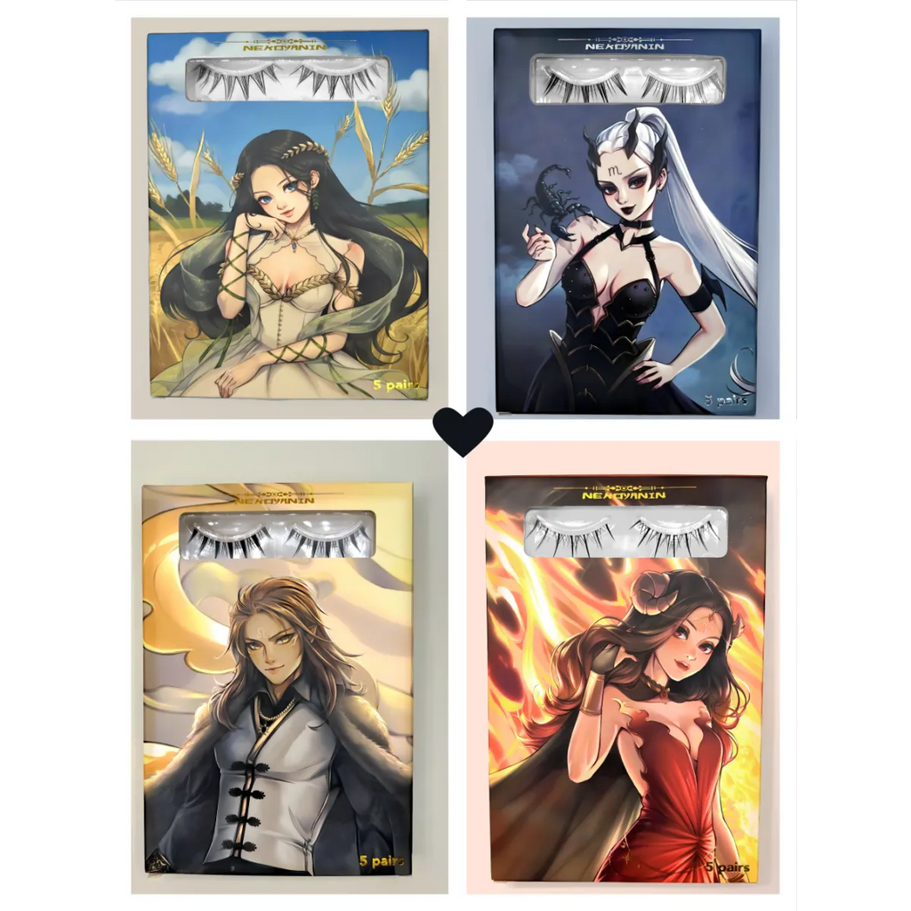 Zodiac Manga Lashes – Anime-Inspired 12-Style Set - Anime - Cosmetics - 2