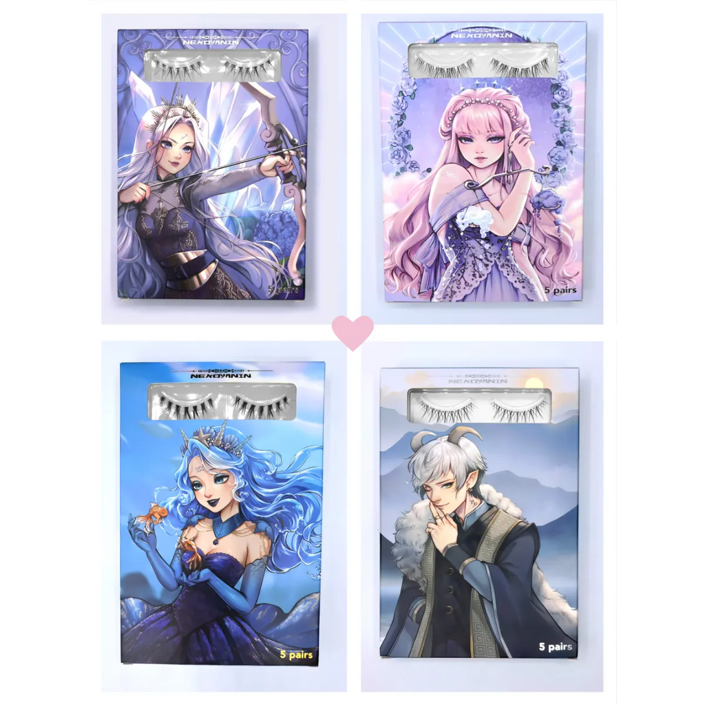 Zodiac Manga Lashes – Anime-Inspired 12-Style Set - Anime - Cosmetics - 1